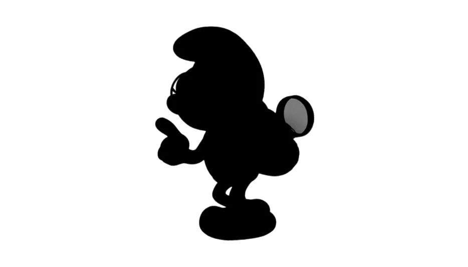 Smurfs Gamer Smurf, playing video games, excited expression, free png